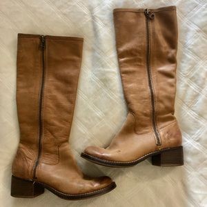 Lucky Brand leather knee high boots size 7